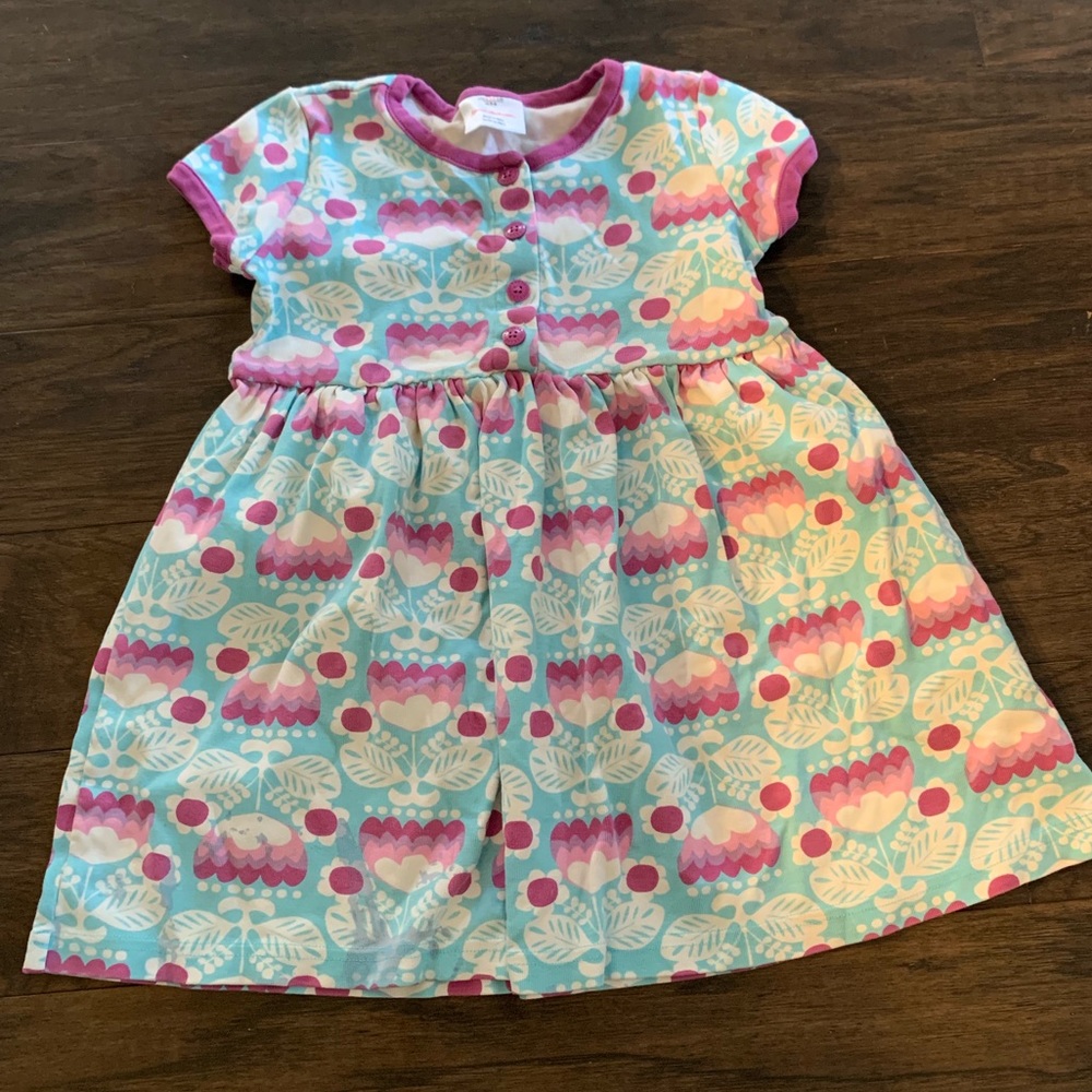 Hanna Andersson Floral Dress size 5-6 110cm